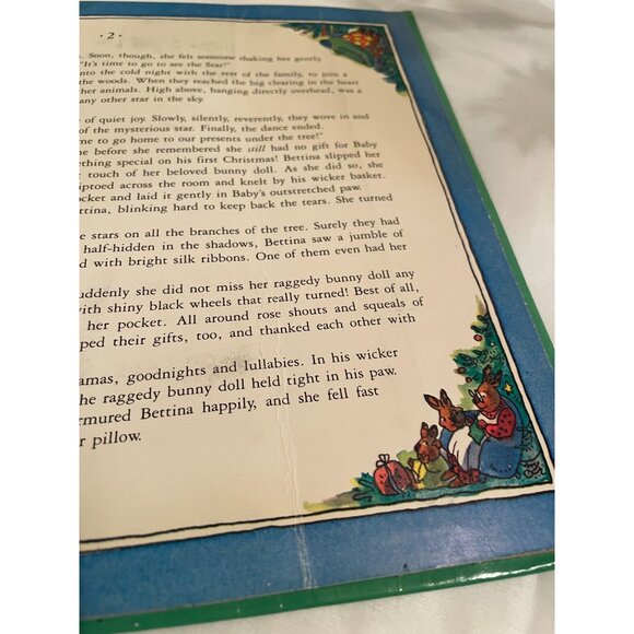 Vintage - The Bunnies' Christmas Eve A Peek-Through Pop-Up Book - Picture 10 of 10